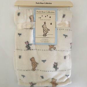 NEW Baby Blanket Lightweight Winnie the Pooh & Piglet | Pooh Bear Collection